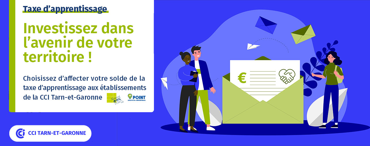 Taxe apprentissage établissement CCI tarn-et-Garonne Point Orientation Apprentissage et EGC